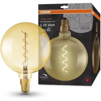 Image 1 of OSRAM Led ЛАМПА vintage 1906 led dim cl globe200 gold28 4w/820 e27 ledvance (ledvance 4058075269729)