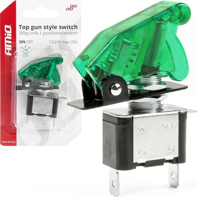 Osvětlený spínač TOP GUN AMIO-03093