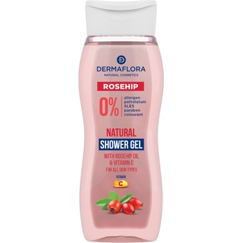 Dermaflora Sprchový gél s olejom z ružových šípok a vitamínom C 250 ml