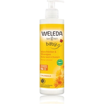 Weleda baby Měsíčkový mycí krém a šampon 400ml
