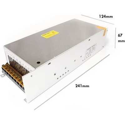 Napájecí zdroj pro LED - 58A - 700W - 12V DC - plech