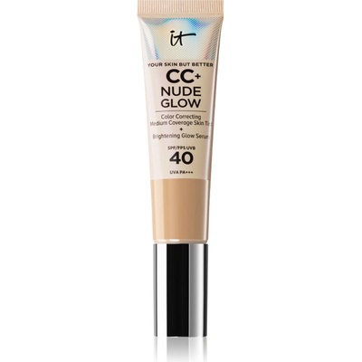 IT Cosmetics Your Skin But Better CC + Nude Glow CC крем за озаряване на лицето SPF 40 Neutral Medium 32ml