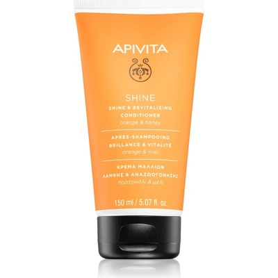 APIVITA Shine Revitalizing Conditioner съживяващ балсам за озаряване на коса без блясък 150ml