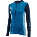 Aclima WarmWool Hood Sweater Net W Navy Blazer / Blue Sapphire / Azure Blue