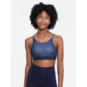 NIKE Спортен сутиен g df trophy swsh prnt bra
