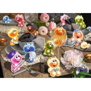 Ravensburger - Puzzle Gelini set the table - 1 000 piese