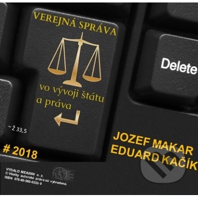 Verejná správa vo vývoji štátu a práva e-book v .doc a .html verzii - Jozef Makar, Eduard Kačík