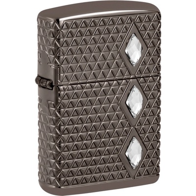Zippo Armor Diamond Pattern Crystal