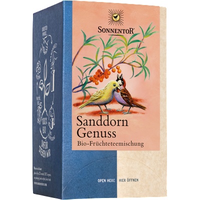 SONNENTOR Био чай от облепиха - 18 пакетчета чай