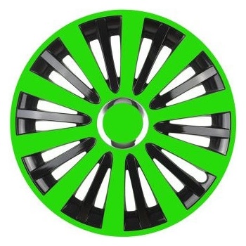 Leoplast Тасове за джанти Falcon зелено / черно - 16