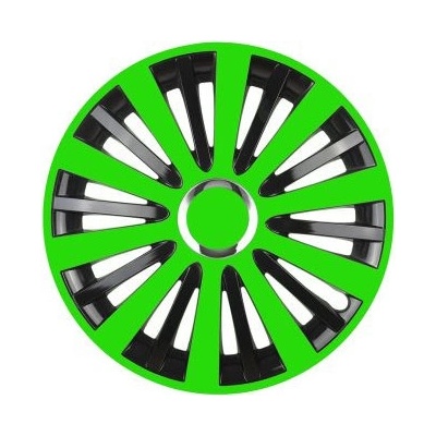 Leoplast Тасове за джанти Falcon зелено / черно - 16