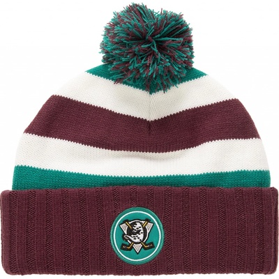 Mitchell & Ness pánská čepice Anaheim Ducks Nhl Snow Day Knit Vntg Ducks