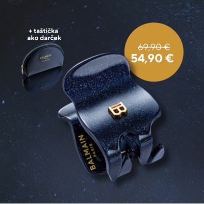 Balmain Hair Couture Pince à Cheveux Cosmic Sapphir- štipec XS