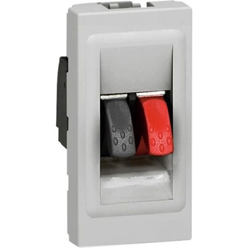 Legrand Розетка за тонколони 1 мод. цвят алуминий Mosaic - 079250 (079250)