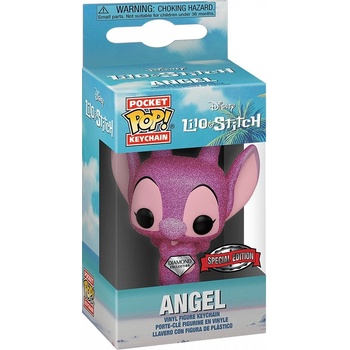 Funko POP Prívesok na kľúče Keychain Lilo & Stitch Angel DGLT