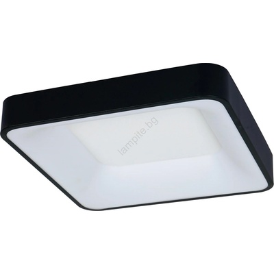 Brilagi - LED димируемо таванно осветително тяло FALCON II LED/80W/230V 40x40 cm черно + дистанционно управление (BG2752)