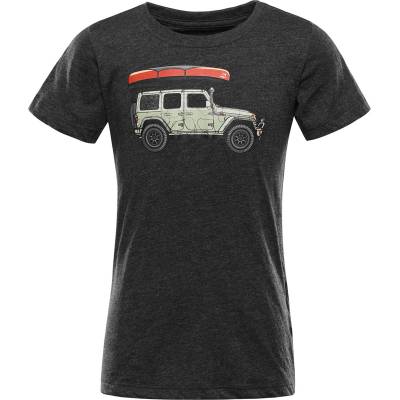 Alpine Pro Детска тениска от немачкащ материал ALPINE PRO BIGERO 2 black вариант pa ALPINE PRO | Cheren | Момчешки | 92-98