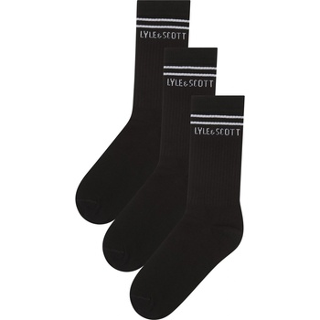 Lyle and Scott Чорапи Lyle and Scott Kids' Crew Socks - Black