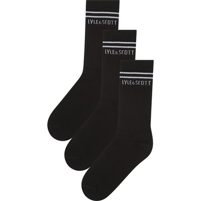 Lyle and Scott Чорапи Lyle and Scott Kids' Crew Socks - Black