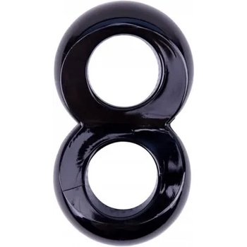 Image 1 of Chisa-novelties Двоен пенис пръстен Get Lock черен