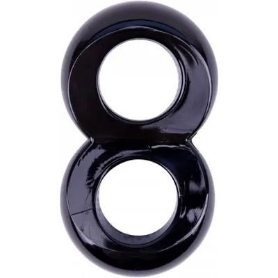 Chisa-novelties Двоен пенис пръстен Get Lock черен