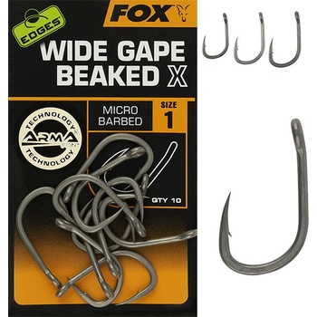 Fox Edges Wide Gape Beaked X Hooks vel.2 10 ks