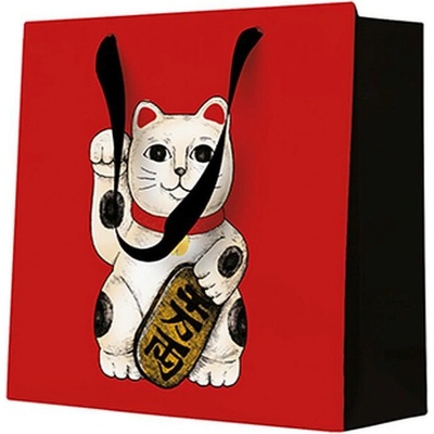 PAW 3 Dárková taška PAW MANEKI NEKO 17x6x17