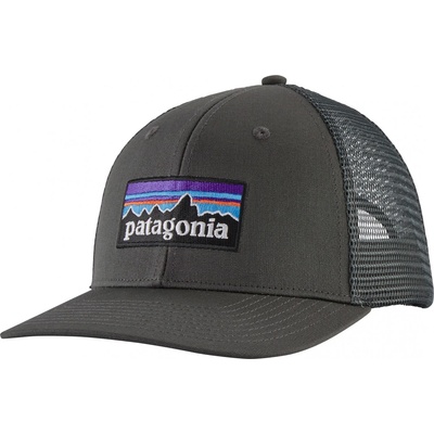 Шапка с козирка Patagonia P-6 Logo Trucker Hat Cap - Forge Grey - размер One Size (204-6386-0311)