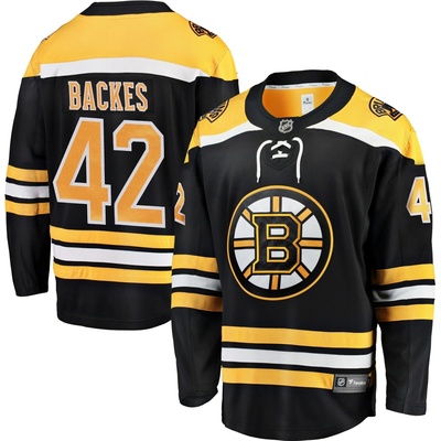 Fanatics Dres Boston Bruins #42 David Backes Breakaway Alternate Jersey