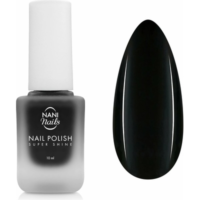 Nani lak na nechty Super Shine-Black Velvet 10 ml