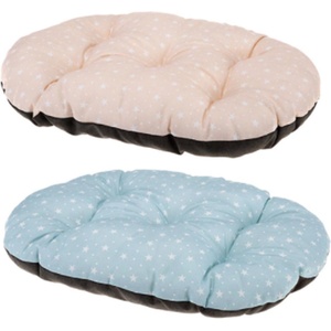 Ferplast Relax Puppy S - Мек дюшек/възглавница за кучета и котки с плюш, 43x30см/син, розов/