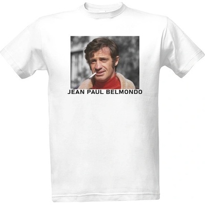 Tričko s potiskem Jean Paul Belmondo pánské černá