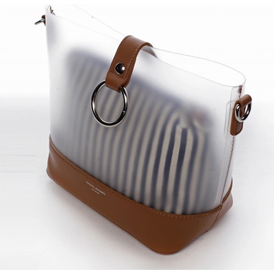David Jones letní designová kabelka Summer sun hnědá