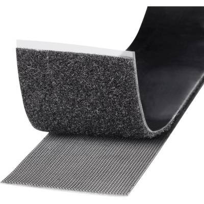 TOOLCRAFT KL50X1000C pásik so suchým zipsom, lepiaci, háčiková a flaušová časť, extra silné, (d x š) 1000 mm x 50 mm, či