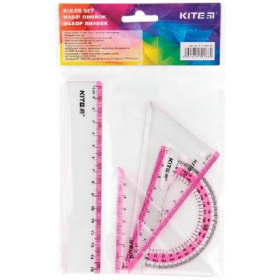 Комплект за чертане Kite Розов (1908010-05-K17-280-10)