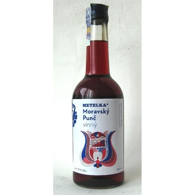 Moravský Vinný Punč Metelka 19% 0,5 l (holá láhev)