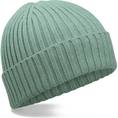 ! ! Beechfield Čepice B 341B bio pletená dětská dusty green