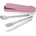 Brabantia Комплект прибори за хранене Brabantia Make&Take 3 части, Lilac Pink