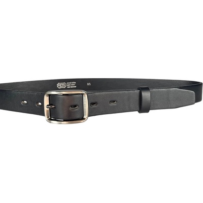 Penny Belts kožený opasek 30-198-63 černý