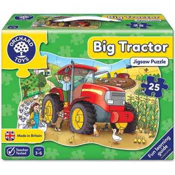 Orchard Toys Детски пъзел Orchard Toys - Големият трактор, 25 части (OR224)