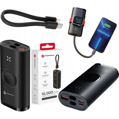 Forcell F-Energy F10K4 10000 mAh Power Bank USB-C черен