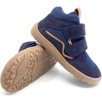 Froddo chlapecké barefoot boty Tex Autumn G3110254 tmavě modrá