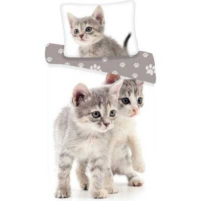 Sconto obliečky KITTEN GREY 70x90 140x200