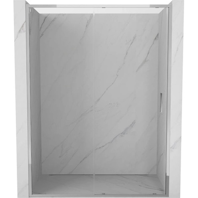 Mexen Exo плъзгащи се душ врати 180 см, прозрачни, хром - 8151-180-000-01-00 (8151-180-000-01-00)