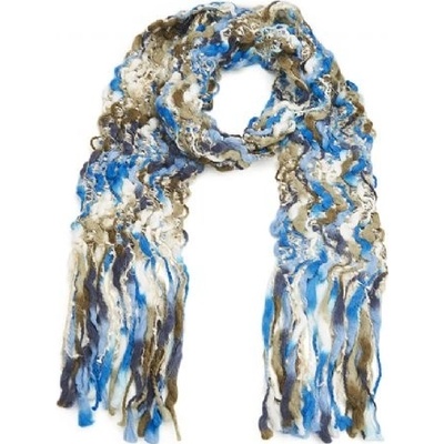 Luxusný šál Berdy modrý