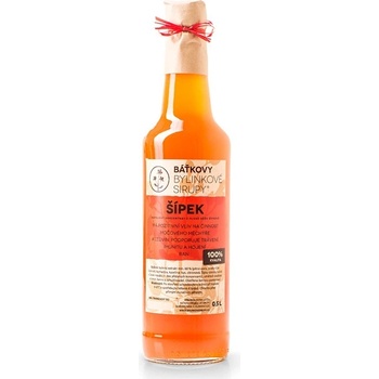 Báťkovy Bylinkové Sirupy Šípek 0,5 l