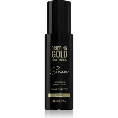 Dripping Gold Luxury Tanning Serum бронзиращ продукт за тяло и лице цвят Medium 150ml