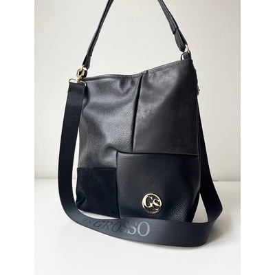 Grosso kabelka na rameno GS-3175-black Čierna