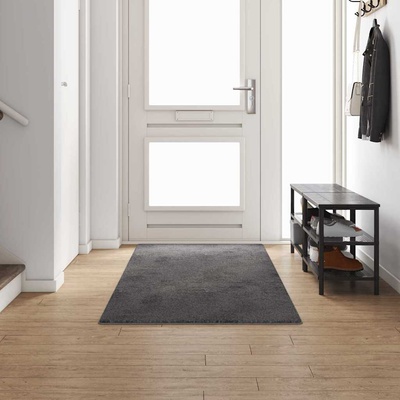 vidaXL Килим пътека Сив 100 x 300 cm 100% Полипропиленов Тапициран (42011398)