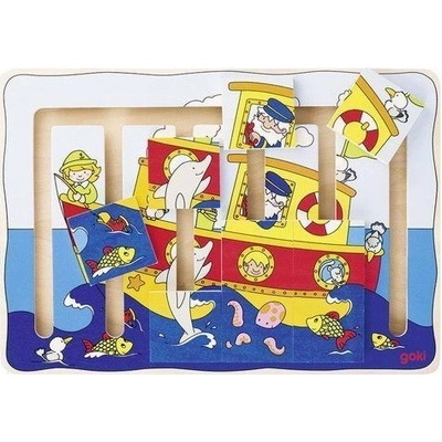 Goki didaktické puzzle veľká plavba